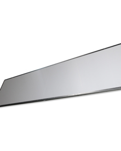 Flap f/pop hole wo/guiding rail 2350x580white/white w/U-rail